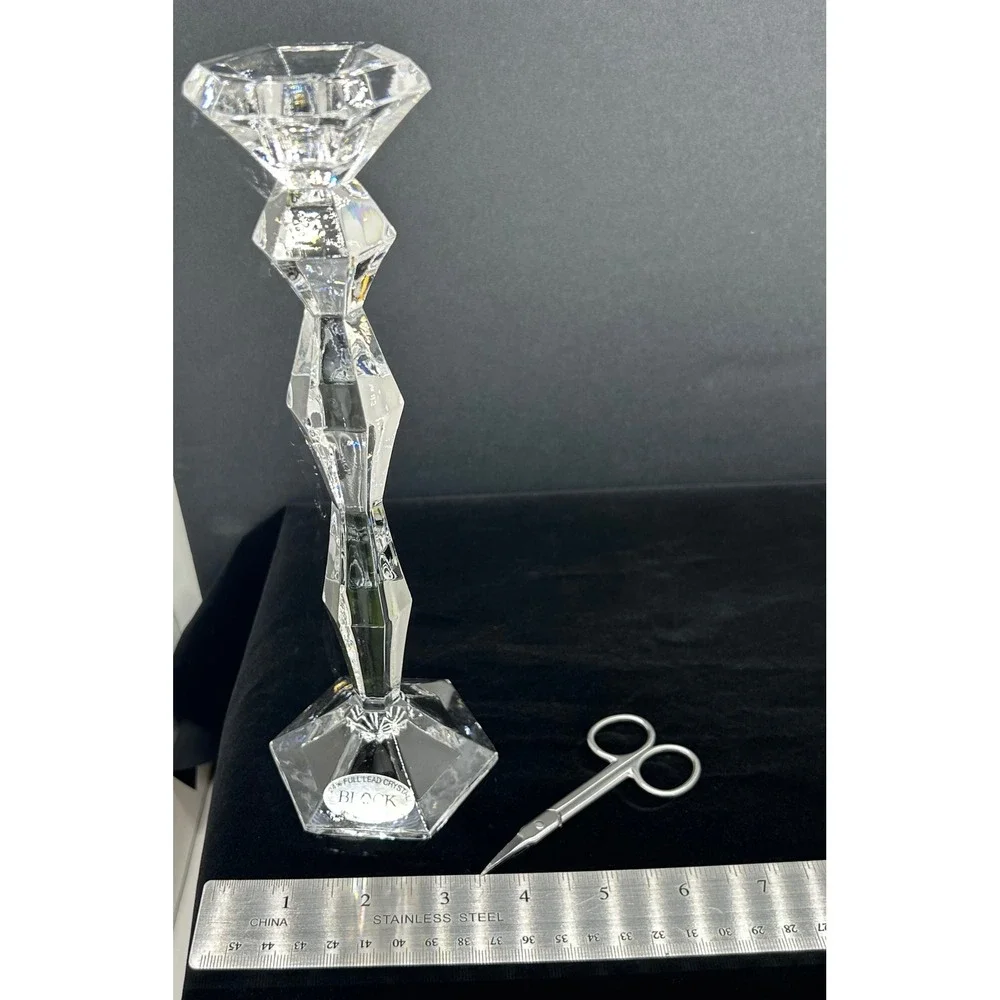 Block 24% Full Lead Crystal Hand Crafted 10